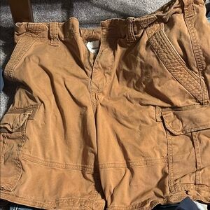Men's Tan Cargo Shorts